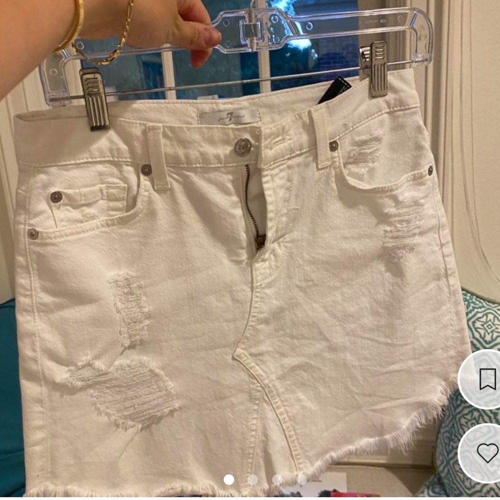 7 for all mankind Jean skirt